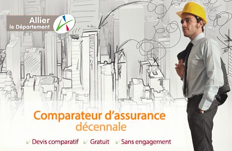 Chantier de construction à Moulins, dans l'Allier