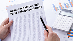 Assurance décennale d'une entreprise fermée