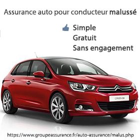 assurance auto pour conducteur malussé