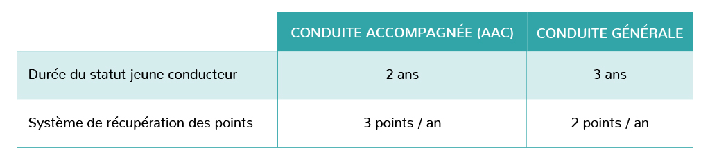 assurance jeune conducteur statut