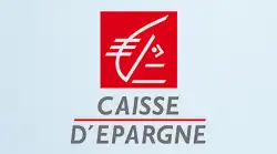 La Caisse d'Epargne logo font bleu
